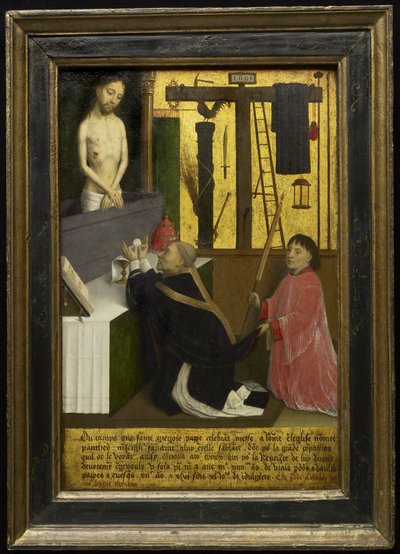 The Mass of St. Gregory by Simon Marmion